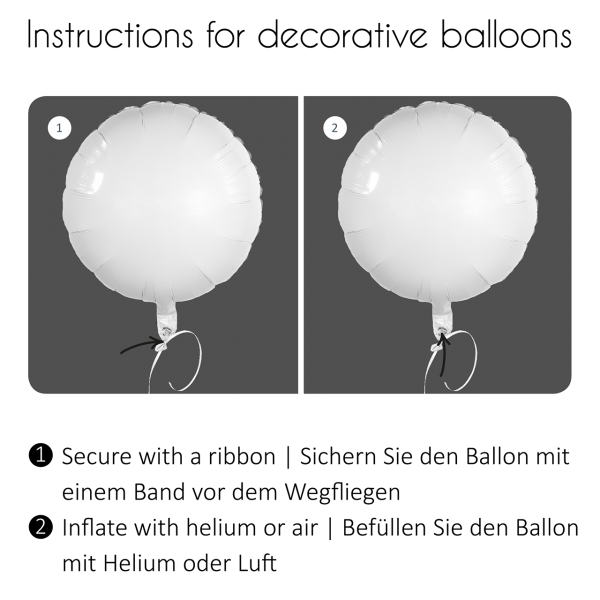 Ballon - Silk Lustre - Weiß