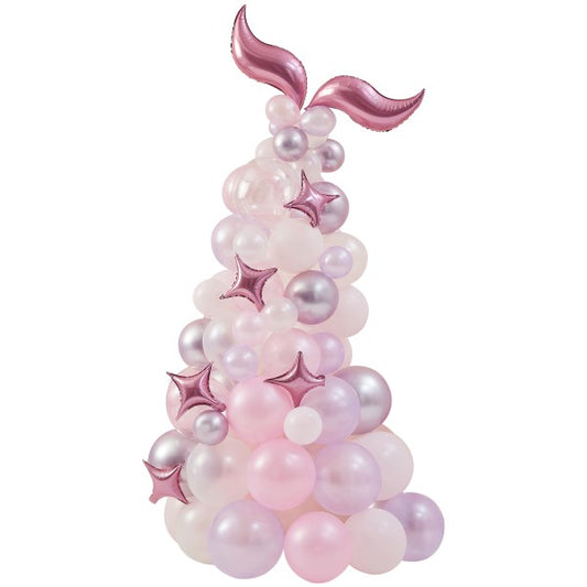 Ballonbogen - Meerjuingfrauenflosse - Pastel