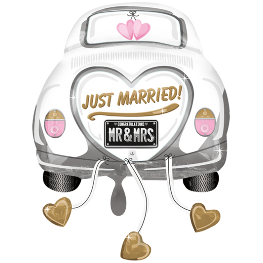 Balloon XXL - Just Married Wedding Car