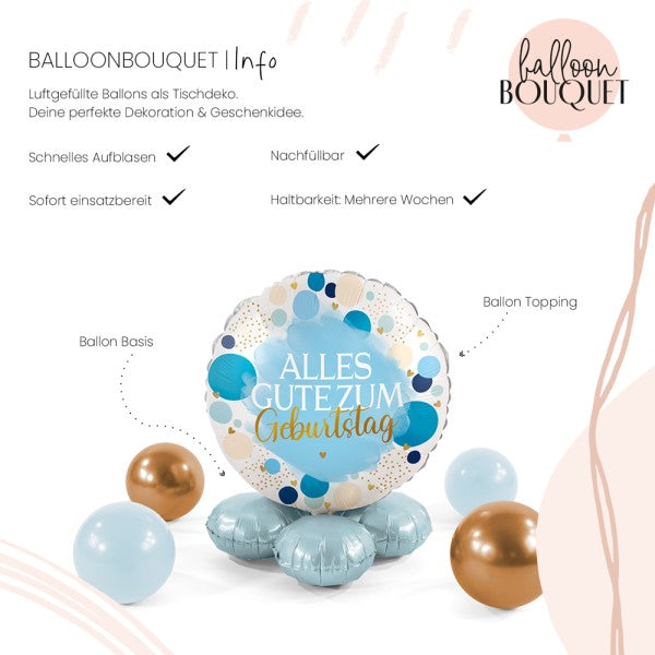 Balloon Bouquet - AGZG- Blau