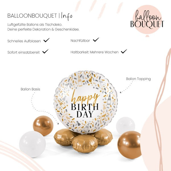 Balloon Bouquet - Happy Birthday