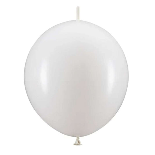 Girlandenballons - Weiß - Ø 33cm