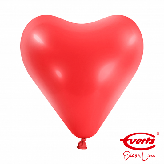Herzballons  - Apple Red - 50 Stück - Ø 30cm