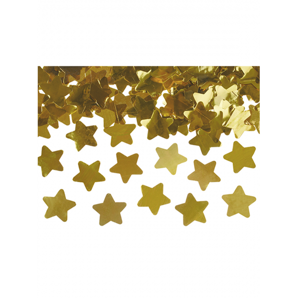 XL Konfettikanone - Golden Stars - 60cm