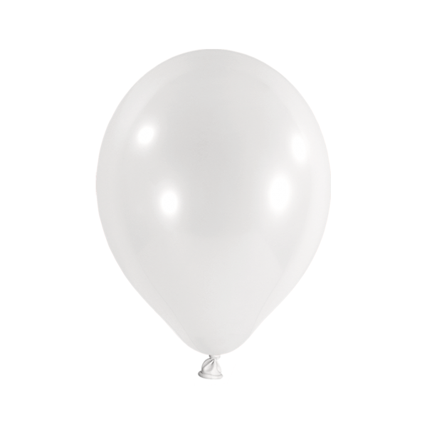 100 Luftballons - Ø 30cm - Weiß