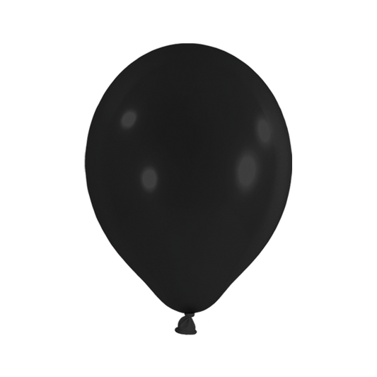 50 Luftballons - Schwarz - Ø 30cm