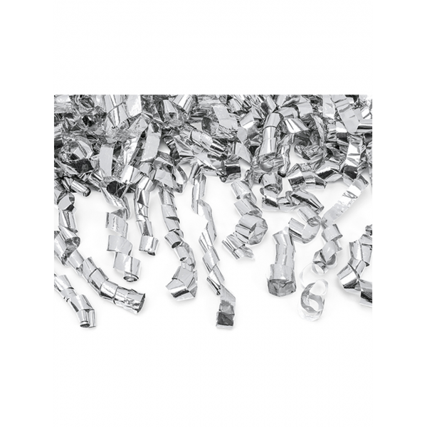 Konfettikanone / Luftschlangenkanone - 40cm - Silber