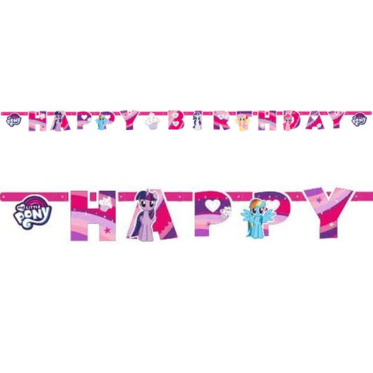 Bannergirlande - My Little Pony - Happy Birthday
