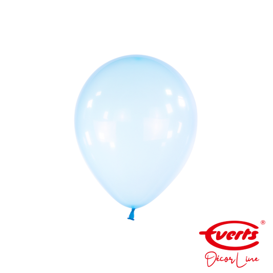Miniballon - Blau/Transparent -100 Stück -Ø 13cm