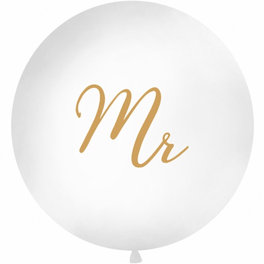 Riesenballon - Mr - Gold - Ø 1m