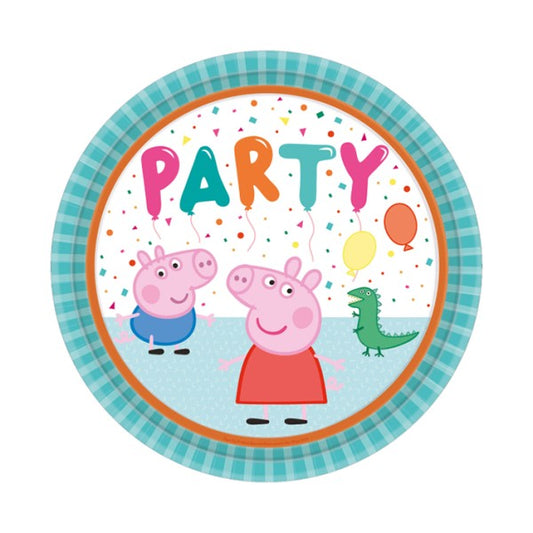 Pappteller - Peppa Pig Party - 8 Stück