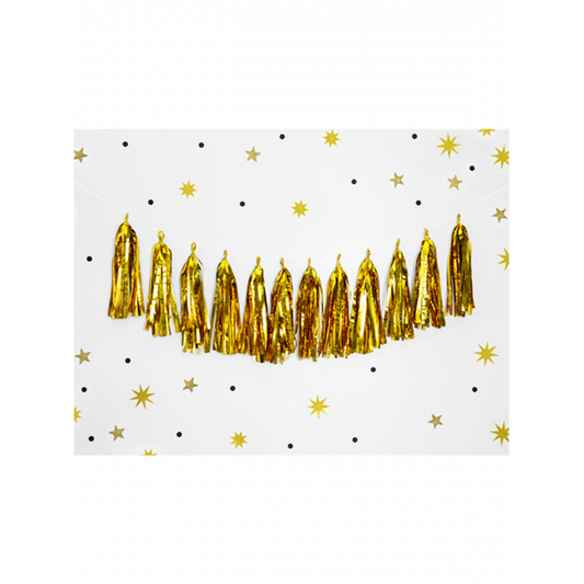 Tasselgirlande - Gold - 1,5m