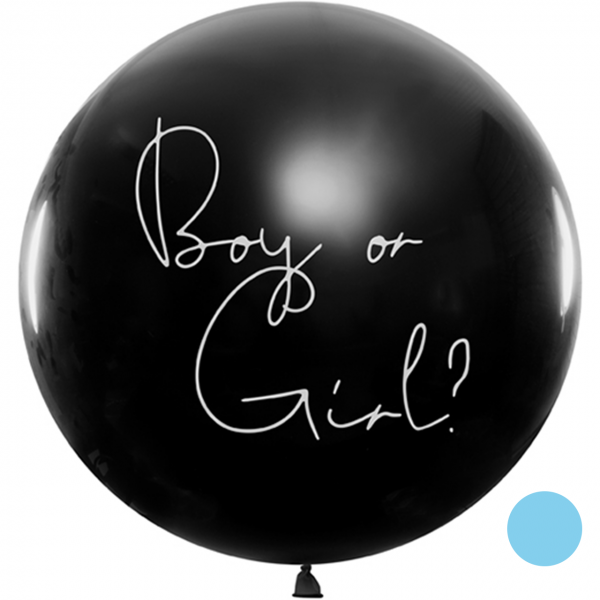 XXL Ballon - Boy or Girl - Blau