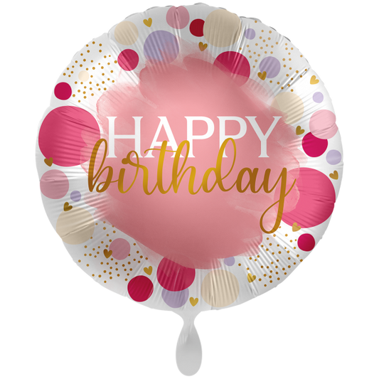 XXL Balloon - Happy Birthday - Pink