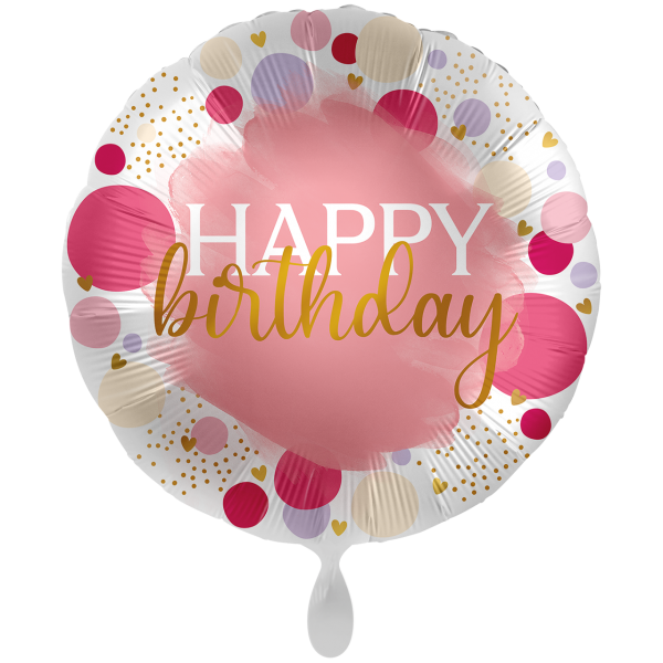 XXL Balloon - Happy Birthday - Pink